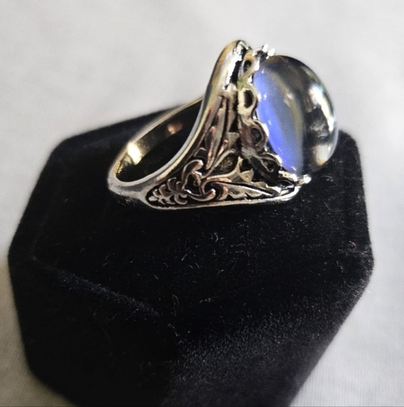 Mood Ring Silvery Size 7 8 9 Color Changing 70s Silver Mood Rings Men Women - Picture 7 of 15